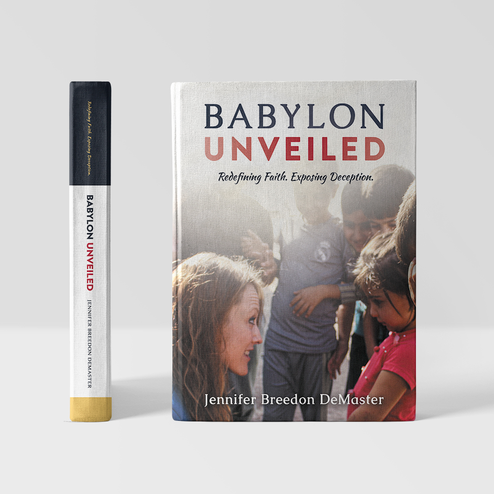 Book cover design for “Babylon Unveiled” by Jennifer Breedon DeMaster