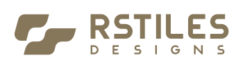 RStiles Designs one color logo tan