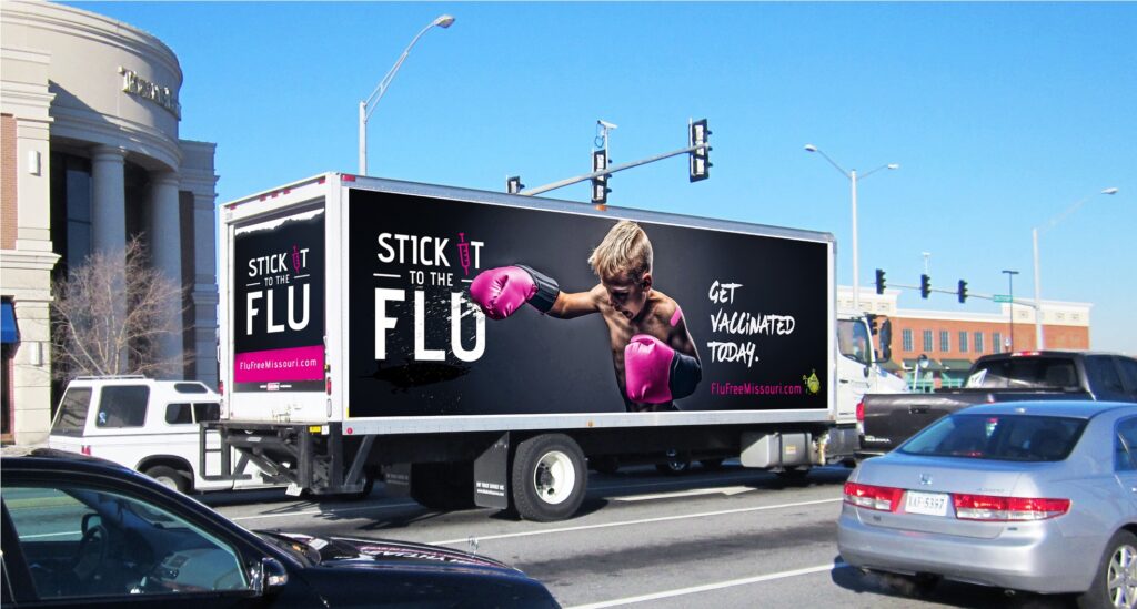 Stick it to the Flu Truck Billboard