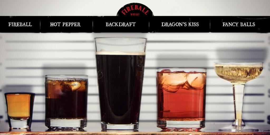 Usual Suspects: Fireball social media ad